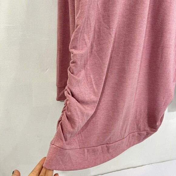 A:Glow Pink‎ Lace-Up Long Sleeve Pullover Maternity Shirt Women's Size XL - Picture 3 of 8